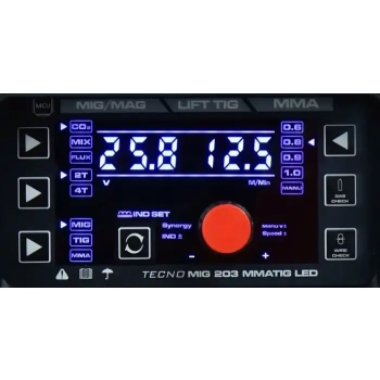 IDEAL TECNOMIG 203 LED MIG/TIG/MMA SYNERGIC VRD + TIG ACX